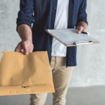 guy serving document
